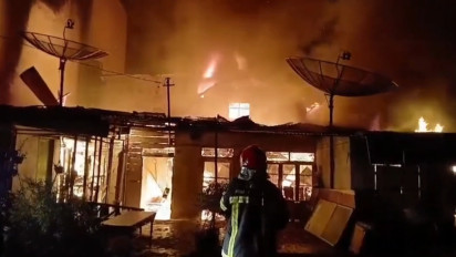 Empat Rumah Warga Ludes Terbakar, Ayah dan Putrinya Tewas Terjebak Kobaran Api