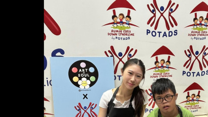 Mengembangkan Potensi Anak dengan Down Syndrome Melalui Karya Lukis