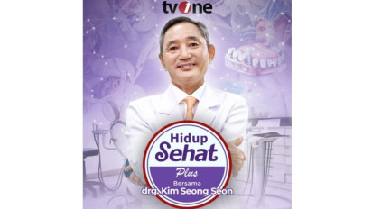 Program Hidup Sehat Plus Bersama drg. Kim Seong Seon Tayang di tvOne Mulai Pekan Ini