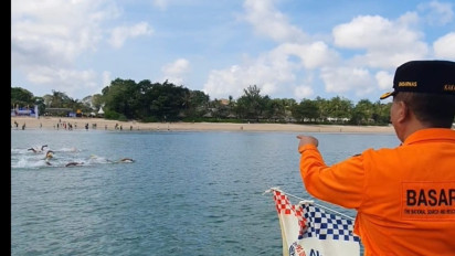 Dukung Gelaran 2nd Sea Open Water Swimming Championships 2024, Basarnas Bali Kerahkan Personel dan Alut
