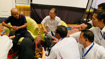 Jurnalis Senior Agus Kismadi, Berbagi Pengalaman Meliput Bencana Bersama Peserta UKW Dewan Pers