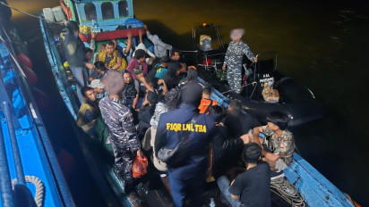 Penyelundupan 39 PMI Non Prosedural Kembali Digagalkan Lanal TBA