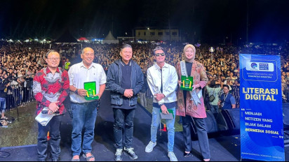 Hadiri Diskusi Literasi Digital Kominfo, Warga Pagar Alam Diajak Jadi Netizen Bijak