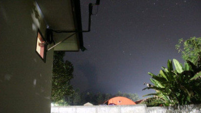 Gunung Ibu Dua Kali Erupsi, Semua Warga Diminta Harus Waspada