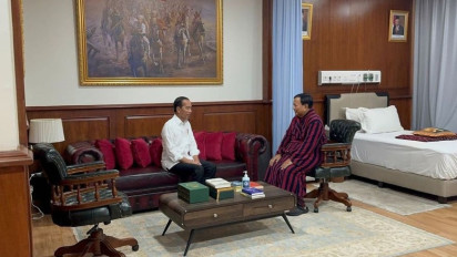 Presiden Jokowi Besuk Presiden Terpilih Prabowo Subianto, Akhirnya Terungkap Alasan Prabowo Tidak Muncul Dalam Sepekan Terakhir