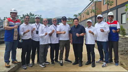 Menteri BUMN Cek Kesiapan Jaringan Gas Pertamina di IKN