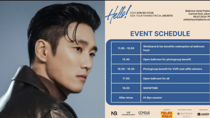 Ahn Bo Hyun Fanmeeting di Jakarta Pekan ini, Simak Event Schedule Berikut