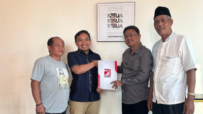 Kaesang bersama PSI Dukung H Abdul Ghofur Maju Pilkada Lamongan