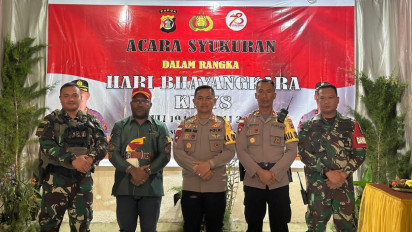 HUT Bhayangkara ke-78 di Intan Jaya Kondusif, Kapolres Sebut Penjabat Bupati Tidak Ada di Tempat