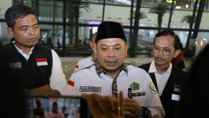 Sambut PPIH di Tanah Air, Sekjen Kemenag: Semoga Petugas Haji Dapat Kemuliaan