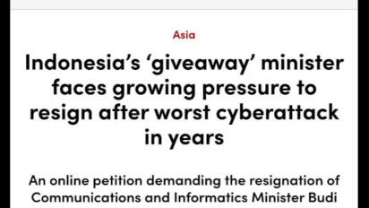 'Menteri Giveaway' Julukan Media Luar Negeri untuk Menkominfo Budi Arie Usai Gagal Jaga Data Warga Indonesia
