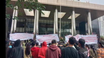 Ratusan Warga Demo KPK Desak Pengusutan Kasus Dugaan Korupsi RSUD Tigaraksa