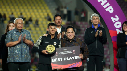 Timnas Indonesia Full Senyum! Zahaby 'Ronaldo' Gholy Jadi Pemain Terbaik Piala AFF U-16 2024 Usai Bawa Garuda Asia Hancurkan Vietnam 5-0