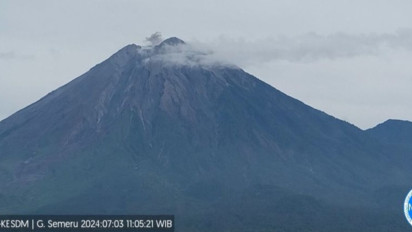 Aktivitas Gunung Semeru, Gempa Letusan Masih Mendominasi dengan Total 159 Kali