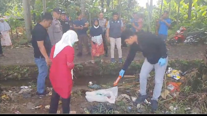 Warga Bantimurung Digegerkan Penemuan Orok Bayi di Saluran Irigasi Sawah