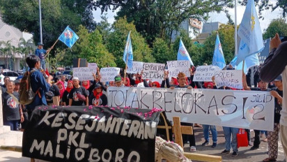 Datangi Wakil Rakyat, Pedagang Teras Malioboro 2 Desak Pemerintah Tunda Penyusunan DED Relokasi
