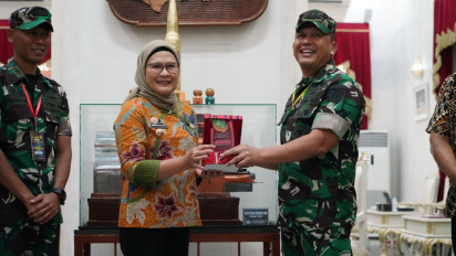Bupati Nina Agustina Perkuat Sinergitas Pemkab dengan TNI