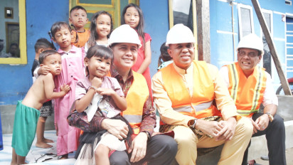 Gebrakan Pj Gubernur Fatoni Canangkan Gerakan Bedah Rumah Serentak se-Sumut