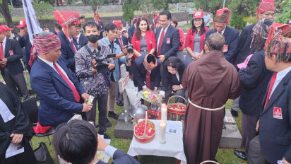 Pengurus PSBI Ziarah ke TMPNU Kalibata Jakarta