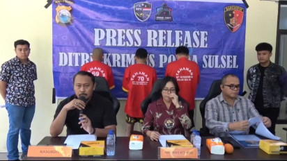 Polda Sulsel Tangkap Konten Kreator yang Diendorse Situs Judi Online