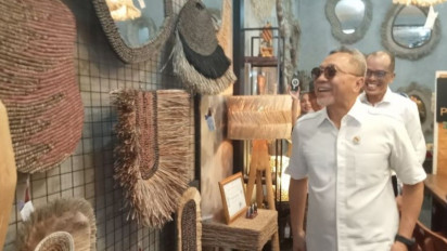 Produk Kerajinan UMKM Bantul Tembus Pasar Spanyol! Mendag Zulkifli Hasan Berikan Apresiasi Begini: Srplus Terus