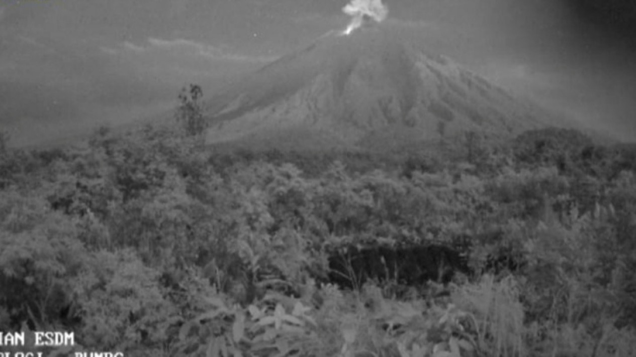 Gunung Semeru Erupsi dengan Letusan Teramati hingga 1 Km
            - galeri foto