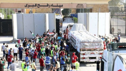 Warga Indonesia Patut Bersyukur, Gaza Dapat Kiriman Bantuan Pangan dari Arab Saudi dan Yordania Melalui Jalur ini