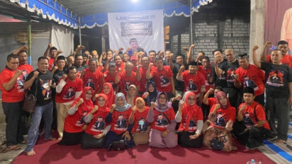 Bencana Banjir Berkurang, Relawan NIAT Gresik Deklarasi Dukung Fandi Ahmad Yani Maju Lagi di Pilkada 2024