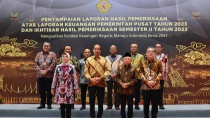 Dapat Opini WTP Delapan Kali Berturut - Turut, BPK Serahkan Laporan Hasil Pemeriksaan Atas Laporan Keuangan Pemerintah Pusat