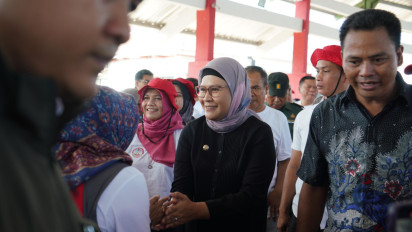 Lebih dari 7 Tahun, Baru Kali Ini Pembanguan di Eretan Wetan Indramayu dilakukan Atas Dukungan Bupati Nina Agustina