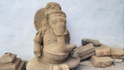 Terungkap, Ini Hasil Ekskavasi Arca Ganesha dan Komponen Candi di Dusun Sayidan Sleman