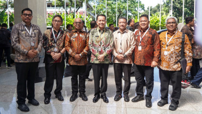 Pj Gubernur Sumut Agus Fatoni Hadiri Penyampaian LHP BPK RI kepada Presiden Jokowi