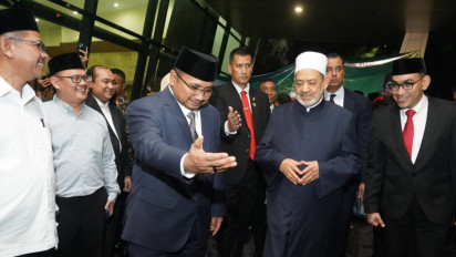 Grand Syekh Al Azhar Datang ke Indonesia, Menag: Kunjungan Penuh Makna bagi Indonesia