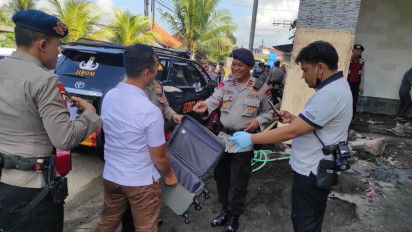 Diperiksa Tim Jibom, Koper Misterius Buat Heboh Warga Penarungan, Badung