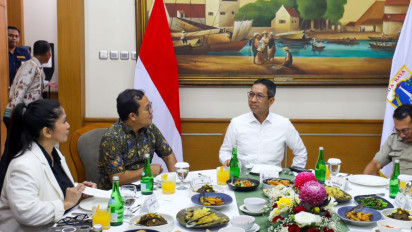 Terima Jajaran Redaksi tvOnenews.com, Pj Gubernur DKI Meminta Media Kawal Transformasi Jakarta Jadi Kota Bisnis Dunia