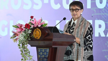 Menlu Retno Teriak Keras Setop Perang Melibatkan Kemanusiaan di Dunia