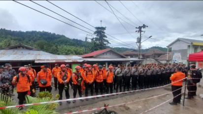 Kondisi Cuaca dan Sulitnya Medan Jadi Kendala Utama Tim Sar Gabungan Evakuasi Korban Longsor Tambang di Gorontalo