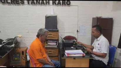 Tersangka BG Merupakan Otak Pelaku Pembakaran Rumah Wartawan Tribrata TV di Karo