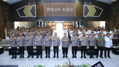 Jelang Pilkada, Kaops NCS Polri Beri Arahan di Polda Aceh: Junjung Tinggi Persatuan dan Kesatuan Bangsa
