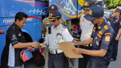 Dishub Kota Jogja Temukan Bus Mati KIR dan Habis Izin Operasional di Parkiran Senopati