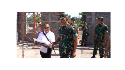 Dukung Program Kemhan RI, Kodam IX/UDY Sinergi Bangun Dapur Sehat