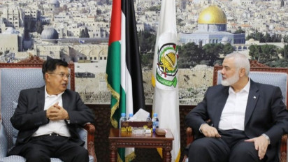Jusuf Kalla Ungkap Belasungkawa kepada Pimpinan Hamas, Tegaskan Terus Dukung Palestina