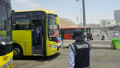 Operasional Bus Shalawat yang selama Layani Jemaah Haji saat di Makkah Resmi Berhenti