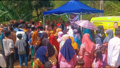 Bakal Cabup Cianjur Kang Edan Terus Blusukan Temui Warga Lewat Program Makan Siang Bergizi dan Susu Gratis