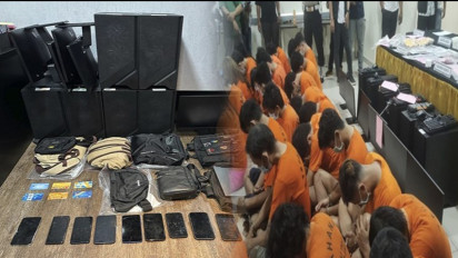 Polisi Temukan Airsoft di Markas Judi Online Apartemen Jakbar