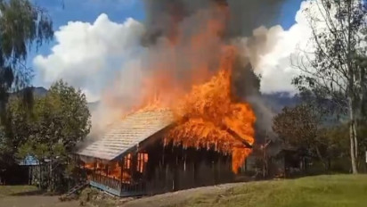 KKB Bakar Gedung SD di Papua Pegunungan, Brigjen Faizal Tegas Sampaikan Ini