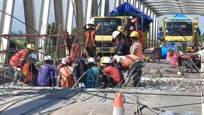 Jembatan Poncol Ditutup 10 Hari, Arus Kendaraan di Ruas Jalan Nasional Pejagan Purwokerto Dialihkan