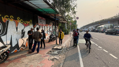 Ponsel Wartawati Kena Jambret di Kemayoran Jakarta Pusat saat Pesan Ojol