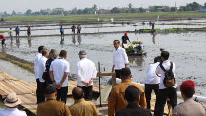Pemerintah Sudah Pasang 50 Ribu Pompa Air dari Target 75 Ribu, Menteri Pertanian Sebut Pompanisasi Efektif Hadapi Musim Kering