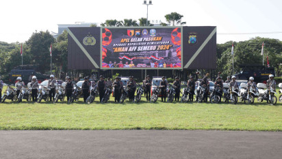 2.959 Personel Gabungan TNI - Polri Siap Amankan AFF U-19 di Surabaya